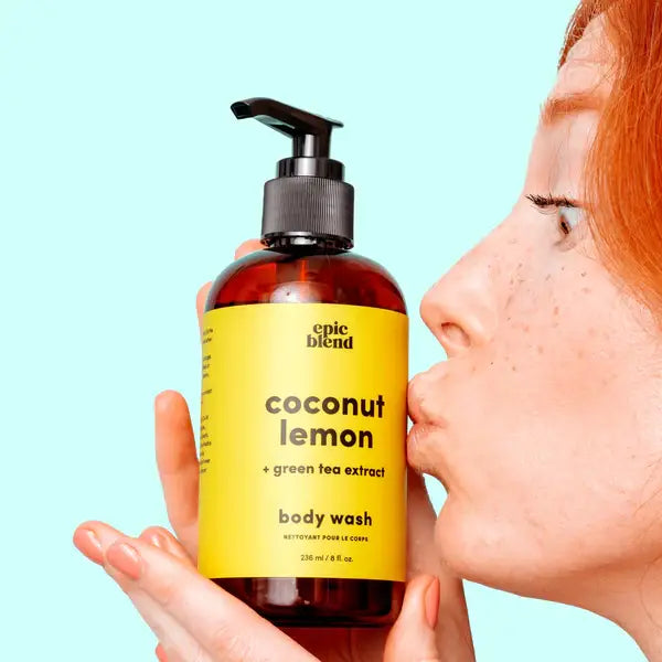 Coconut Lemon Body Wash Vegan: 8oz