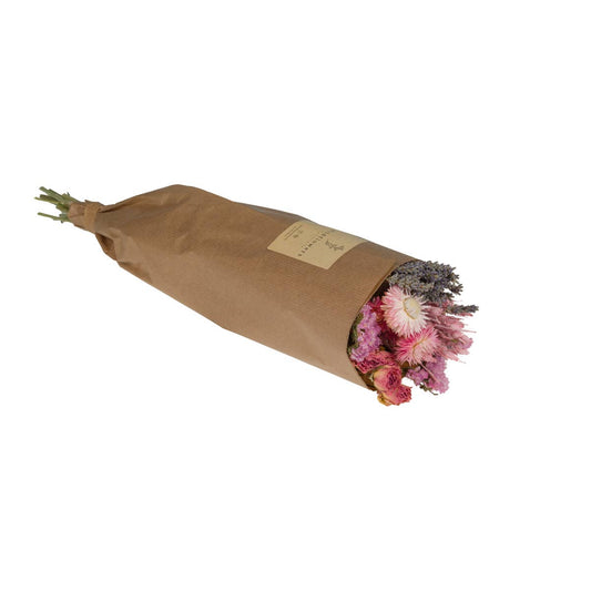 Blushing Blooms Dried Floral Market Bouquet