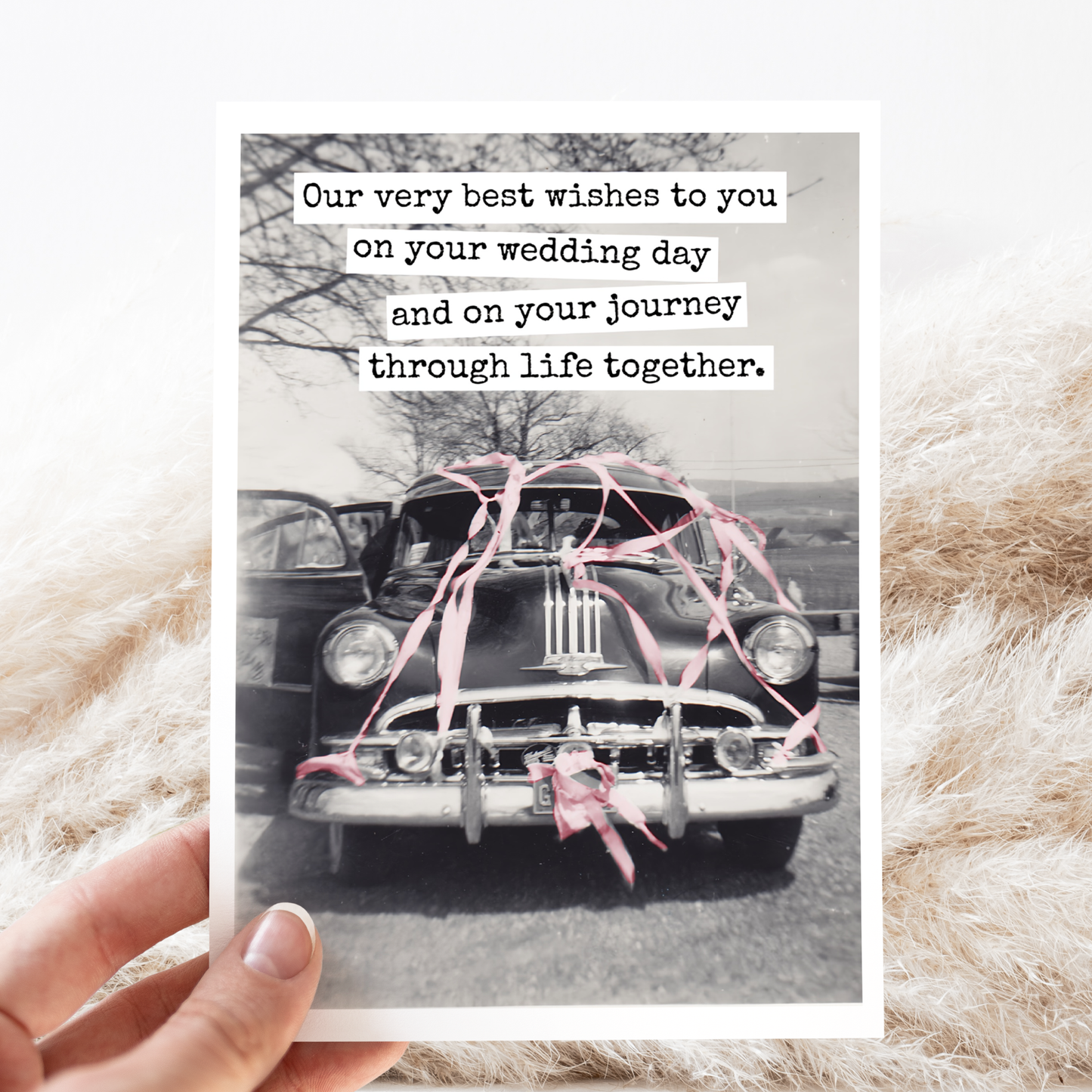 Wedding Card. Our Very Best Wishes To You On Your Wedding...