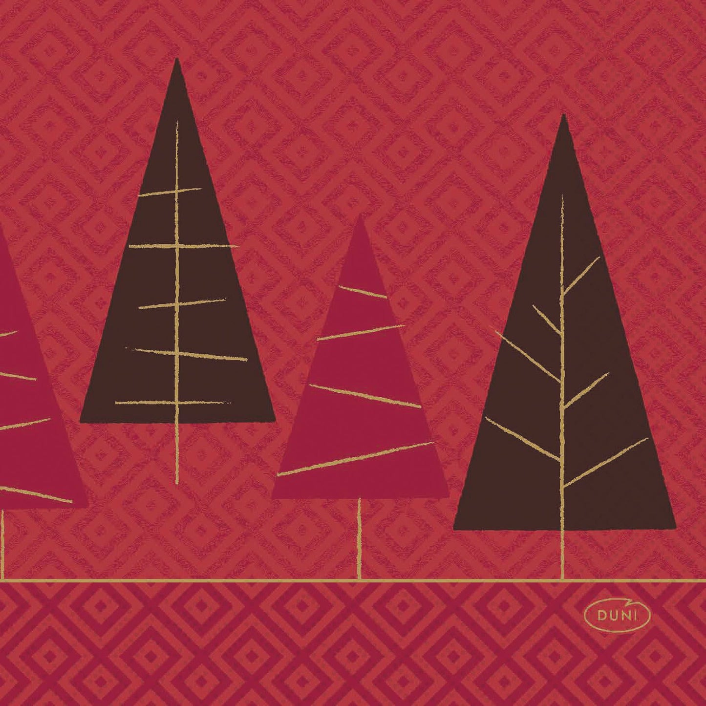 Homey Winter Cocktail Napkin