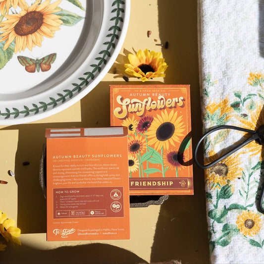 Sunflowers (Friendship)—Floriography Seed Packet
