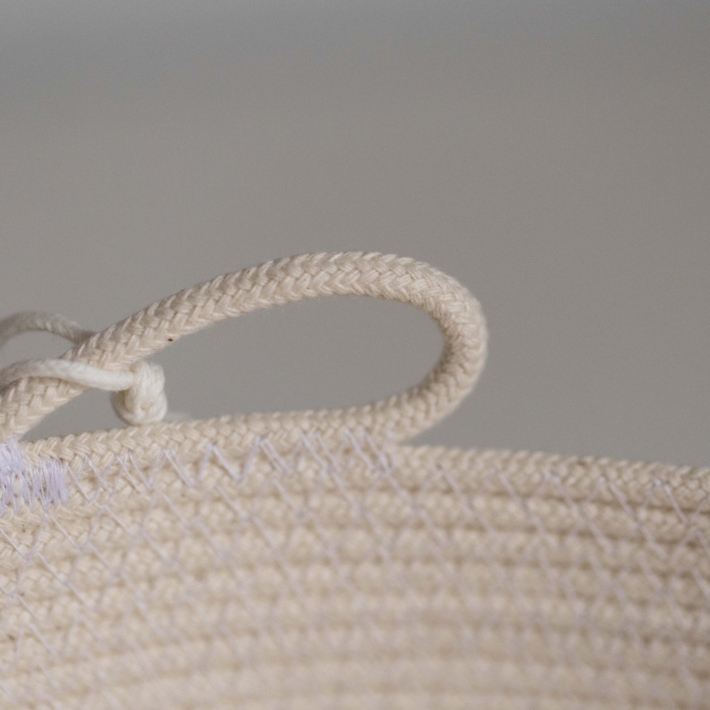 Cotton Rope Tray, Handmade by Forest Home