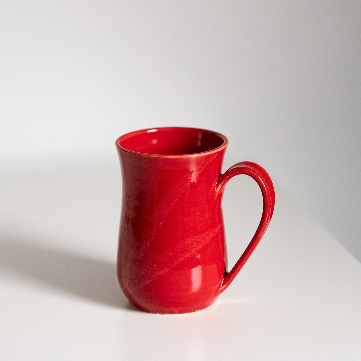 Red Line Porcelain Mugs