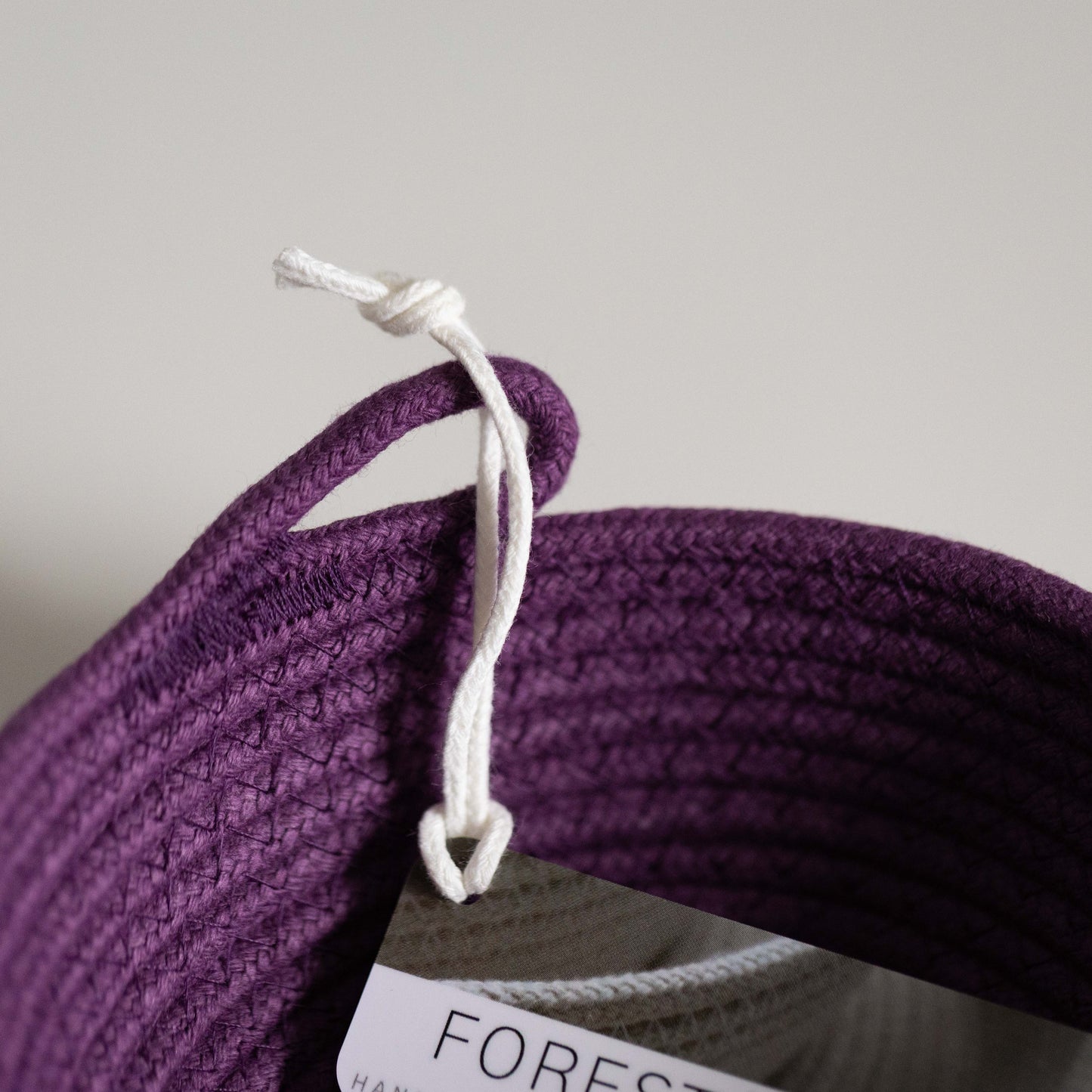 Trinket Bowl, Dyed Cotton Rope