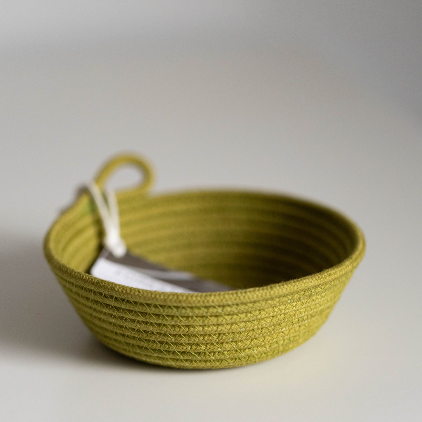 Trinket Bowl, Dyed Cotton Rope