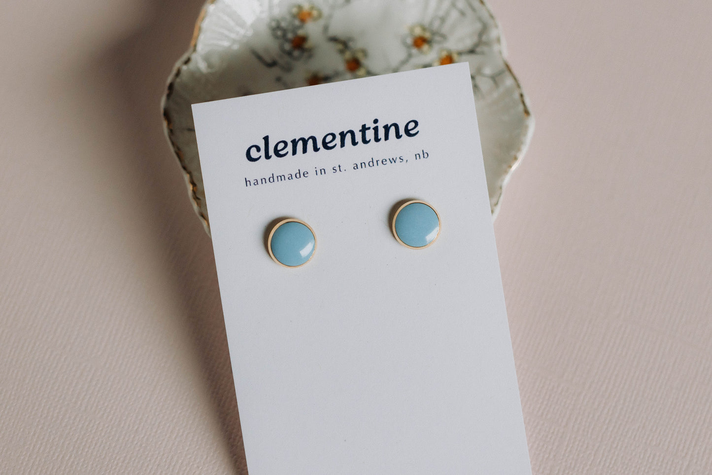 Sky Clementine Studs