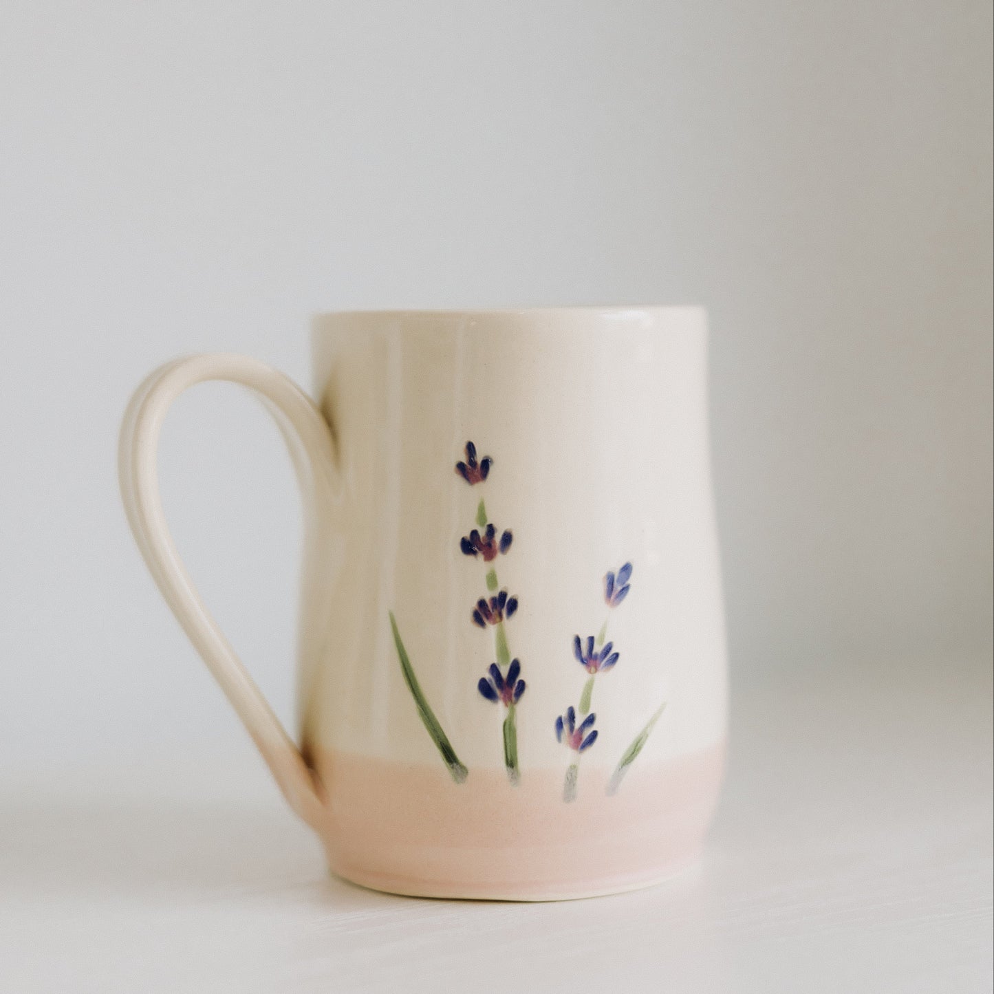 Lavender Pottery Mugs from Linko Pottery