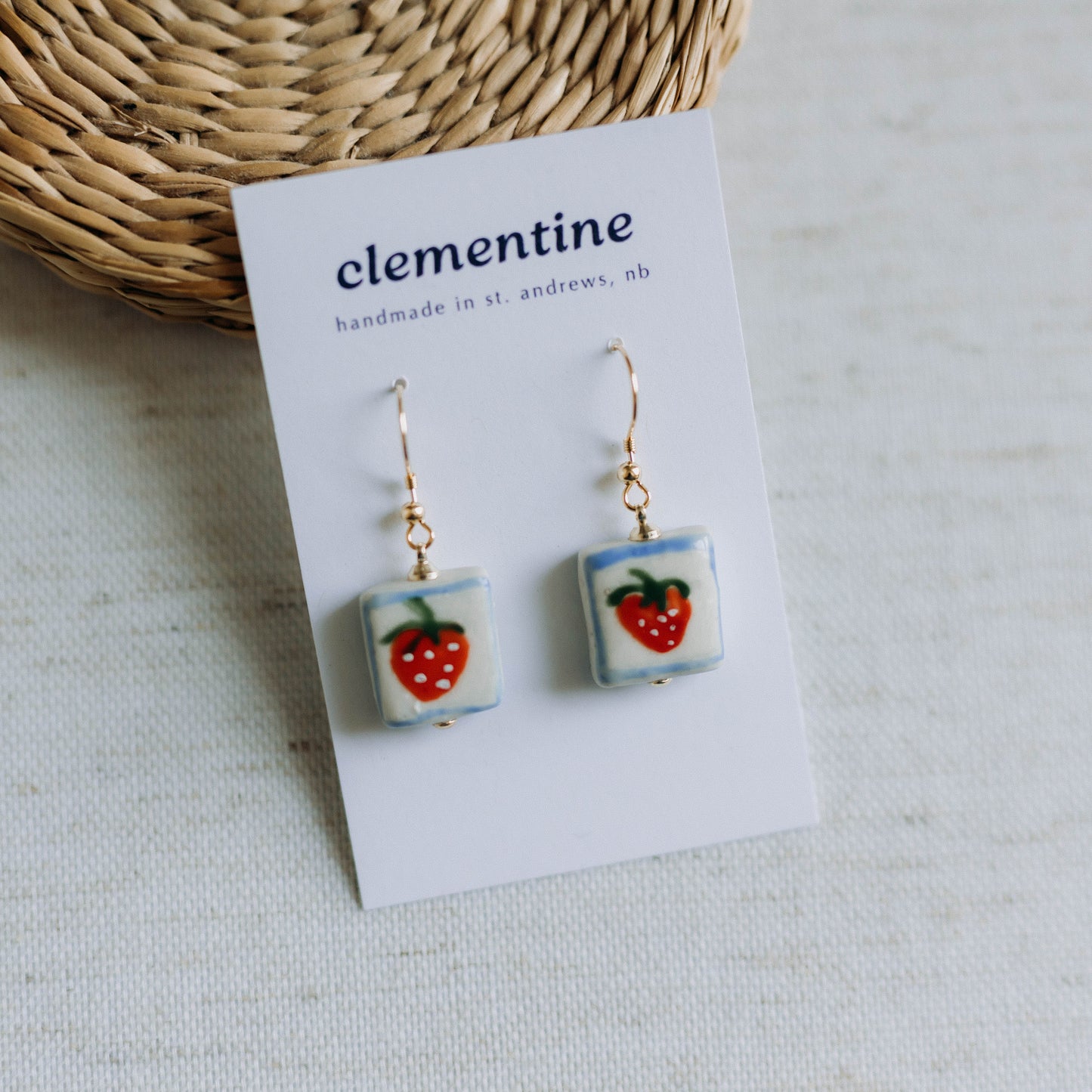 Strawberry Clementine Earrings
