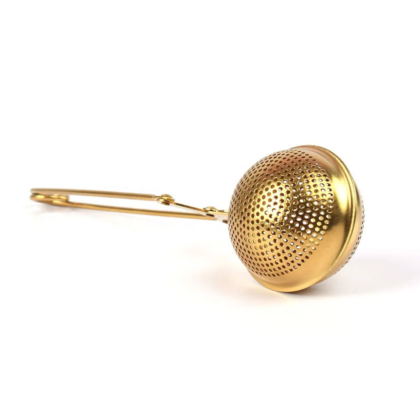 Golden Snap Ball Tea Infuser for Loose Teas