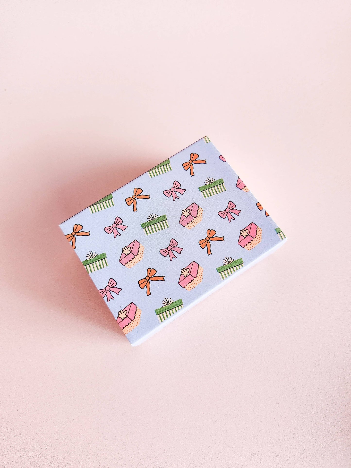 Gift Wrap Matchbox with Colorful Matchsticks