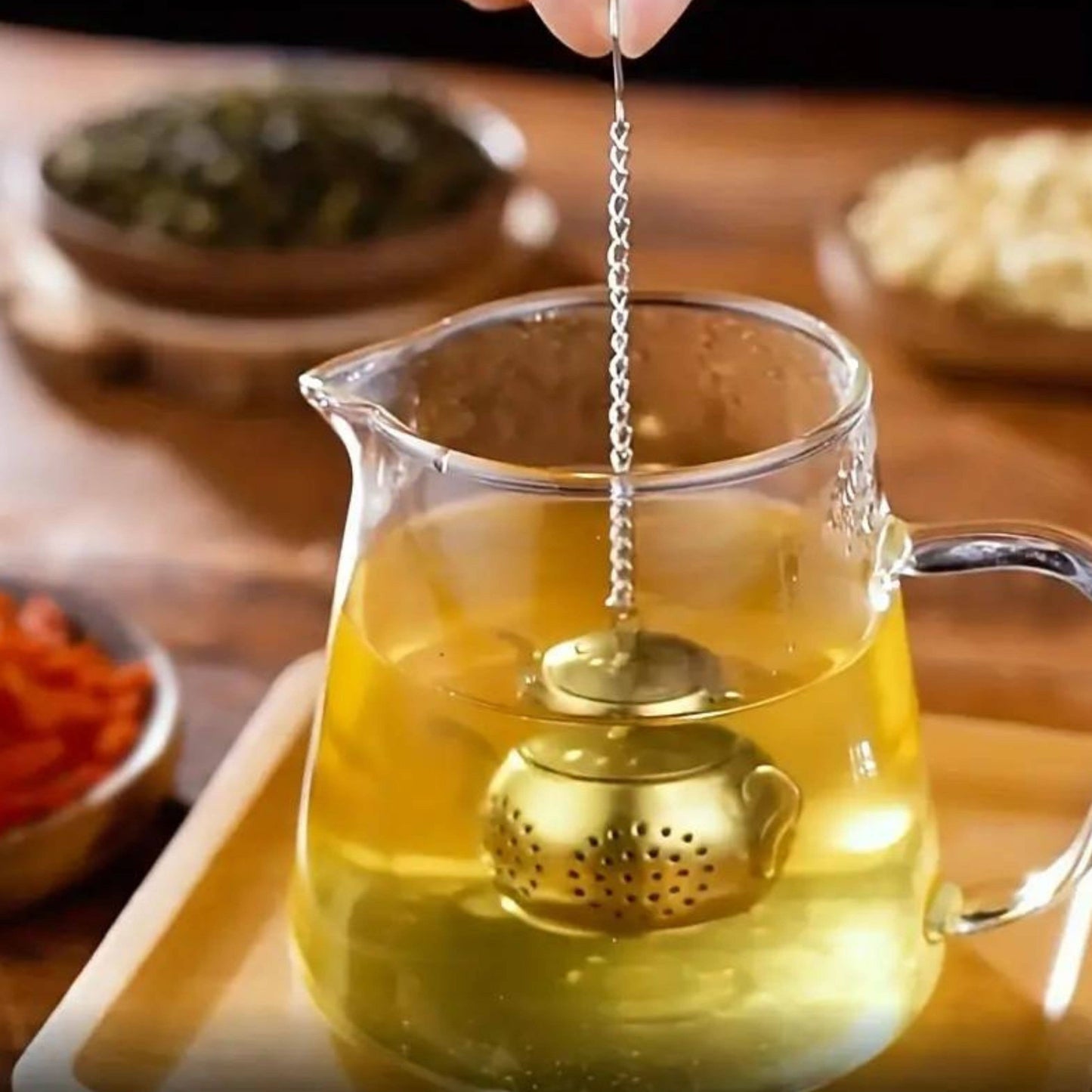 Silver Tea Pot Shaped Tea Infuser