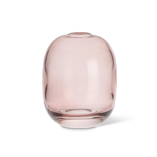 Pink Oval Barrel Vase