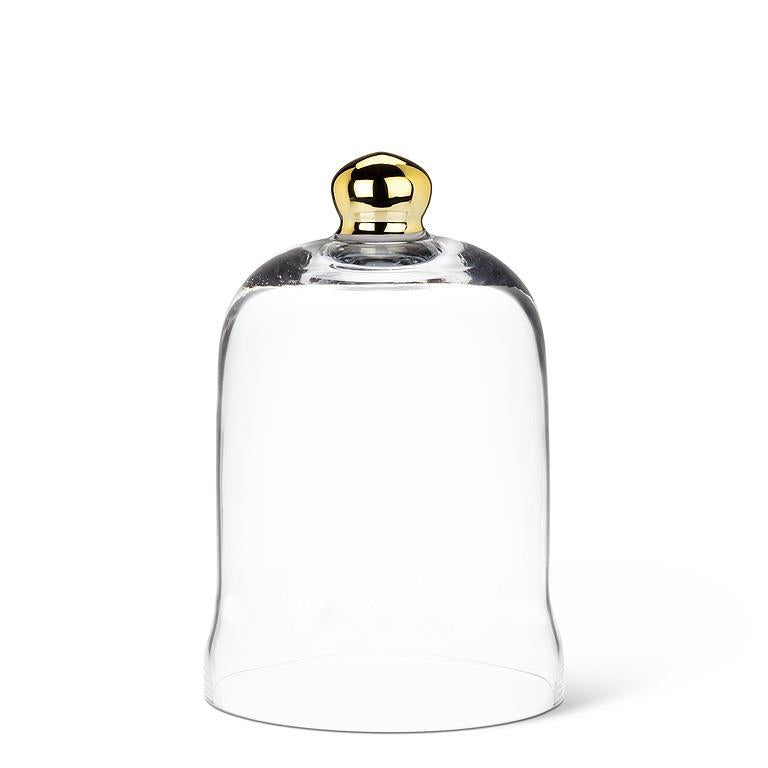 Small Bell Shaped Glass Cloche with Gold Knob (Copy)