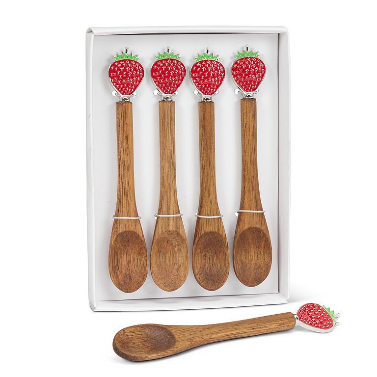 Strawberry Spoons—set fo 4