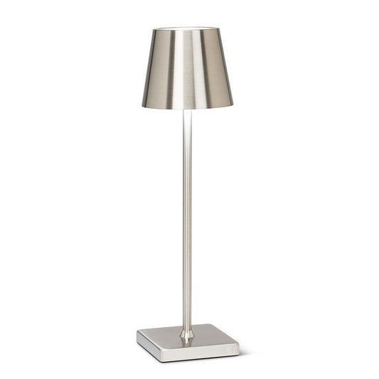 Silver Classic Shade LED Table Light