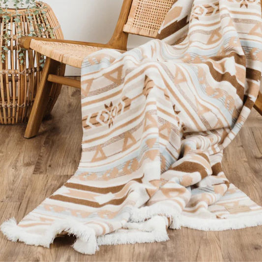 Sand Reversible Blanket by Mini Tipi