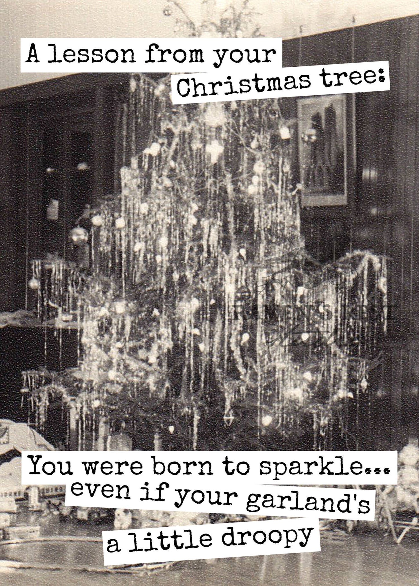 A Lesson From Your Christmas Tree: You Were Born To Sparkle.