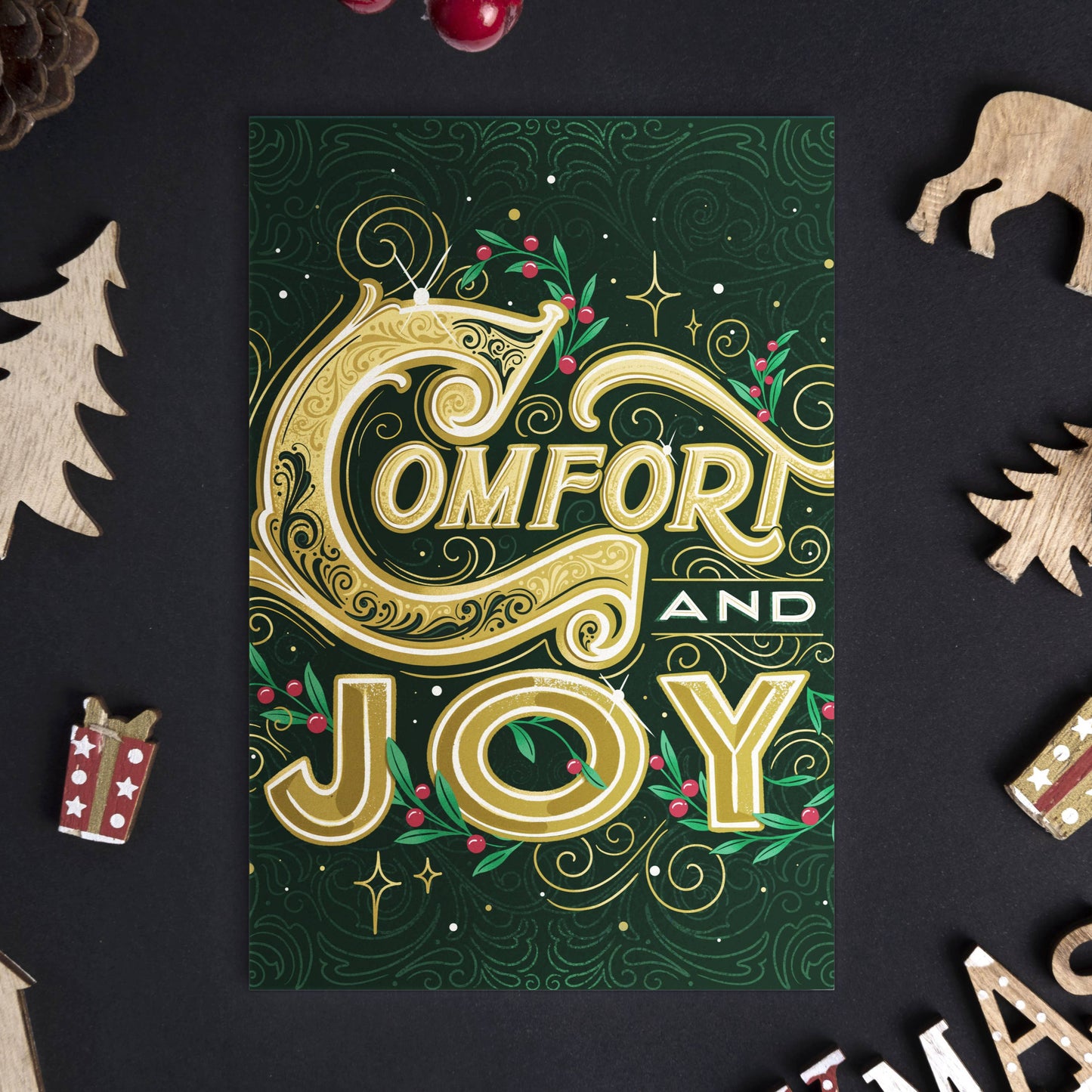 Comfort & Joy—Greeting Card