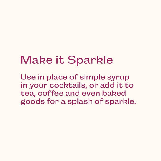 Glitter Simple Syrup—16 fl oz