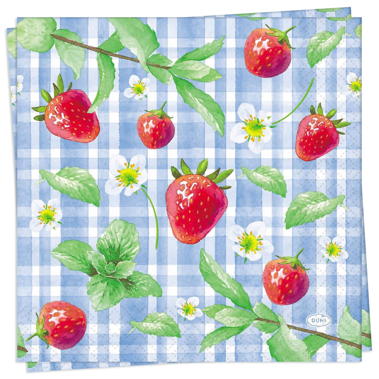 Strawberry Picnic Luncheon Napkin
