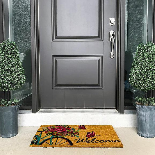 Butterflys & Bicycle Doormat