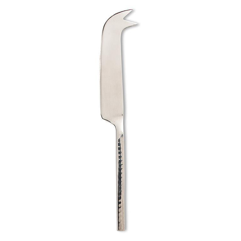Cheese Knife with Hammer Finish Handle