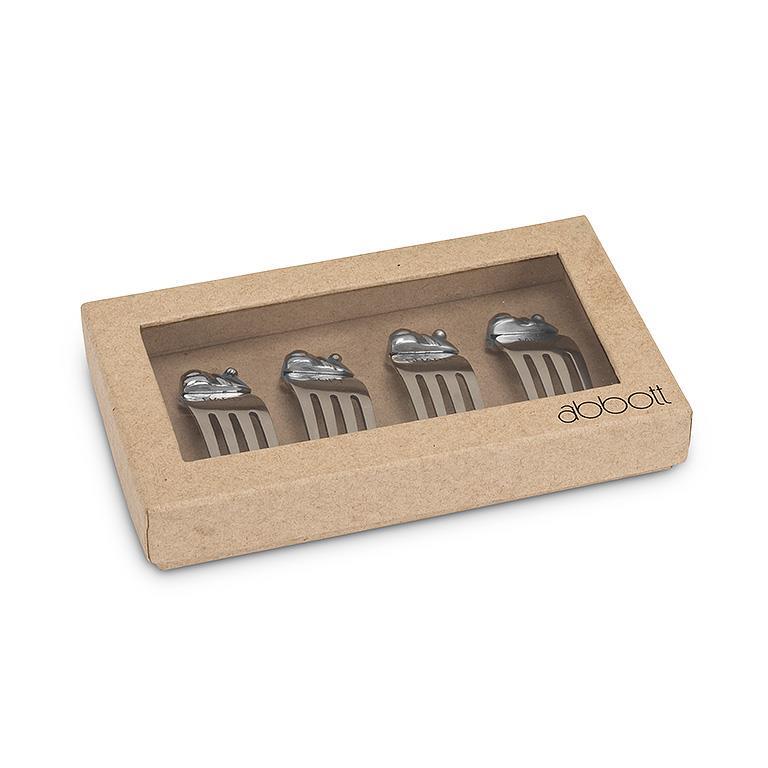 "Squeaks" Cheese Markers with Mouse - Set of 4