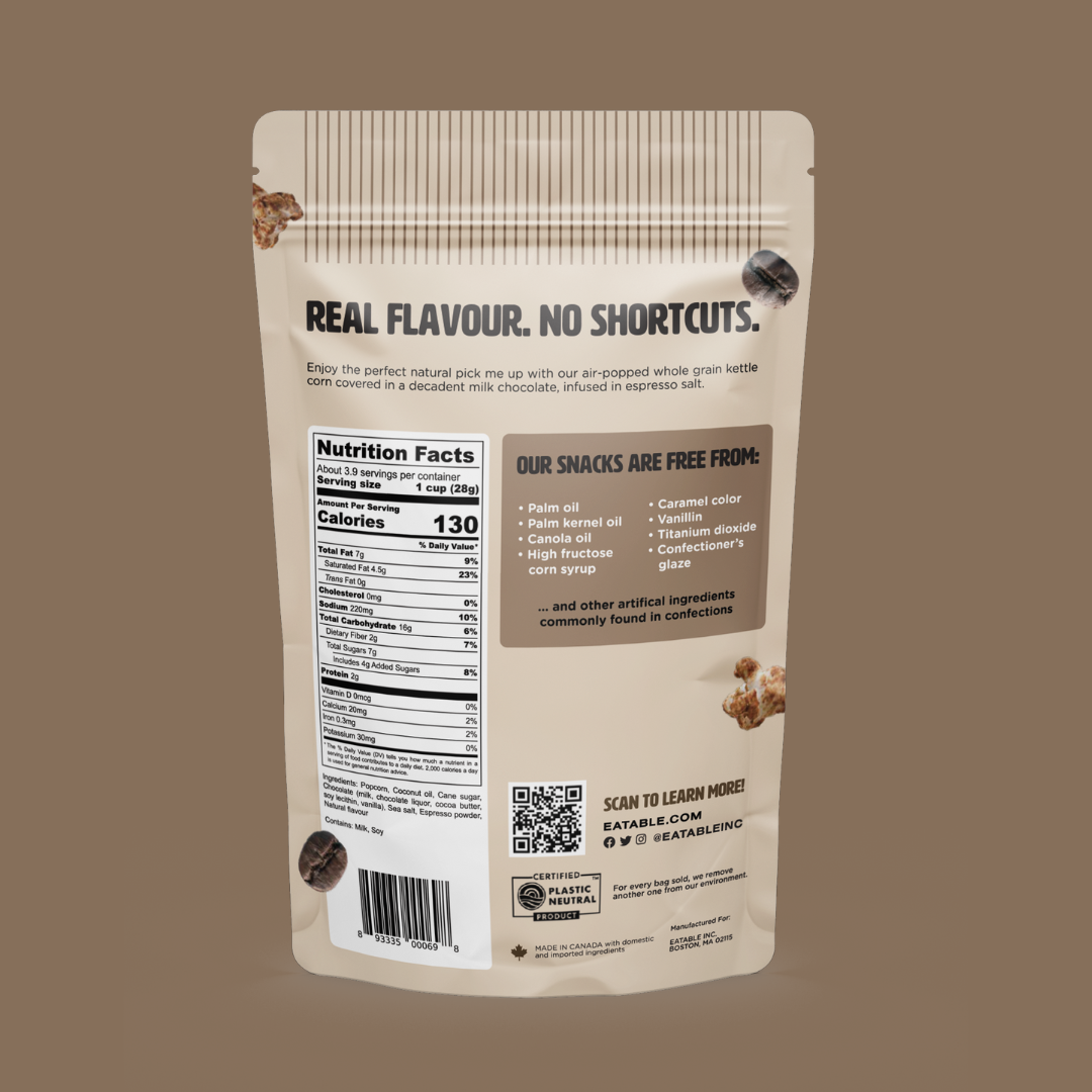 Milk Chocolate Espresso Martini Gourmet Popcorn