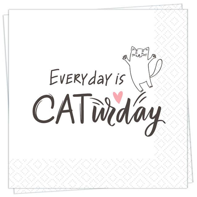 Caturday Luncheon Napkin