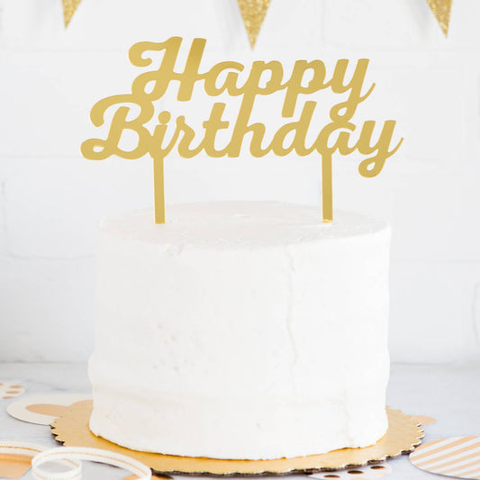 Happy Birthday Cake Topper
