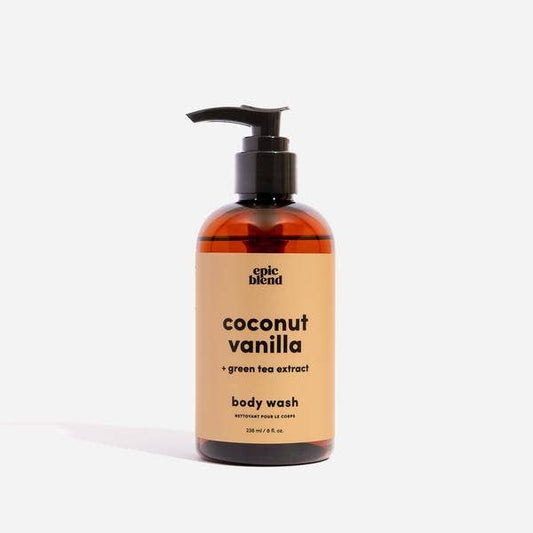 Coconut Vanilla Body Wash Vegan: 2oz