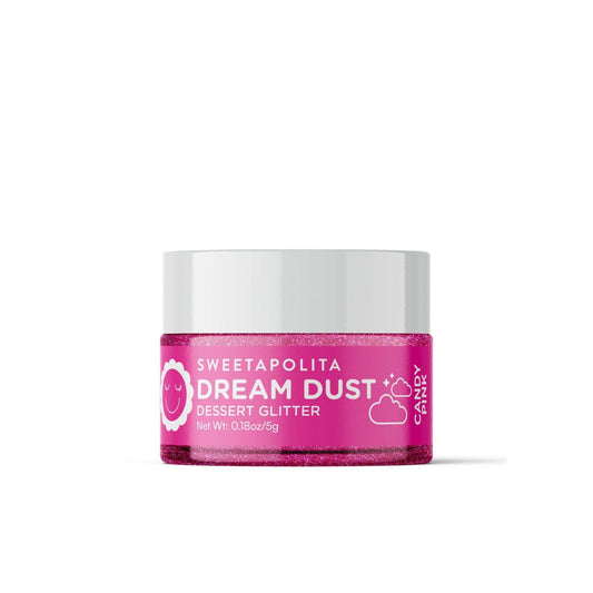 Candy Pink Dream Dust Edible Drink + Dessert Glitter—5g Jar