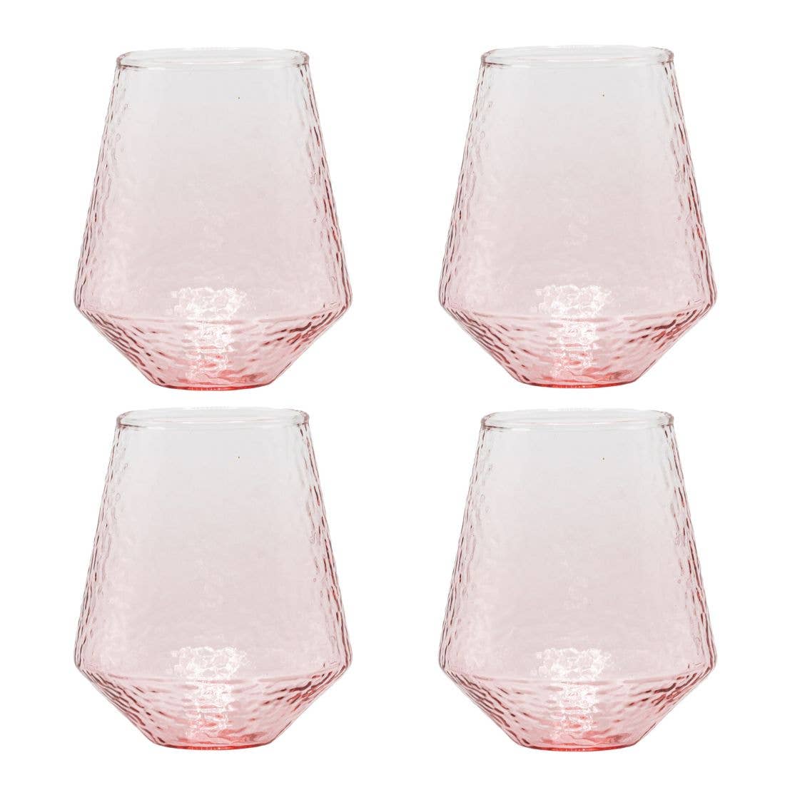 Pink Claude Water Glass—Set of 4