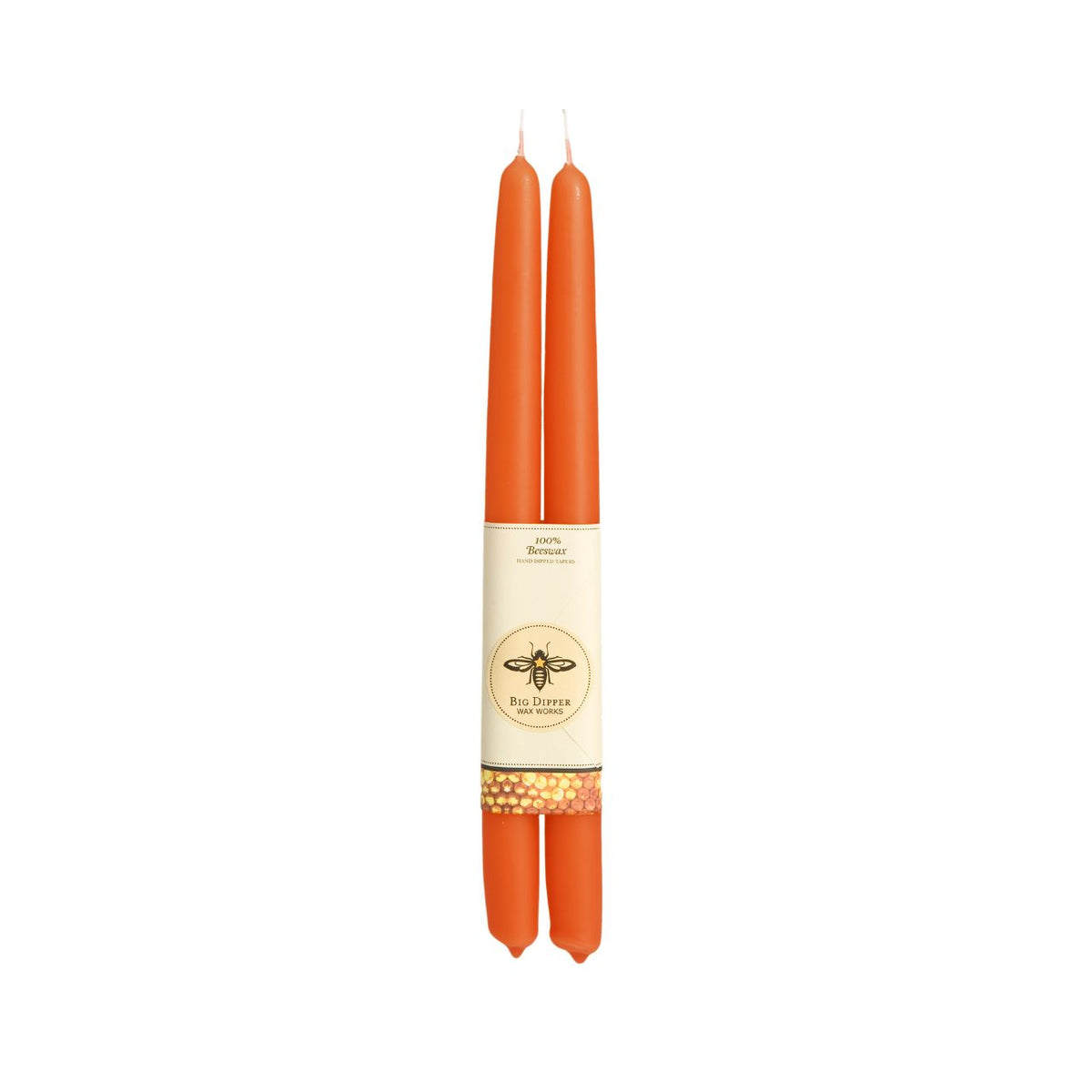 Pumpkin—Set of 2 100% Pure Beeswax