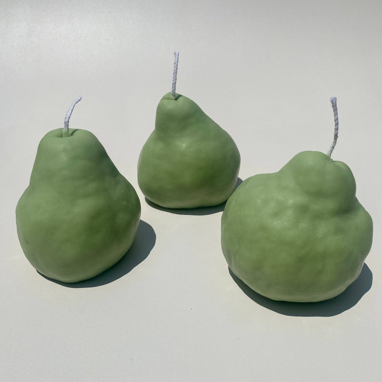Juicy Green Pear Candle—Handcrafted Soy Wax Delight