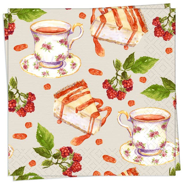 Tea & Cake Cocktail Napkin