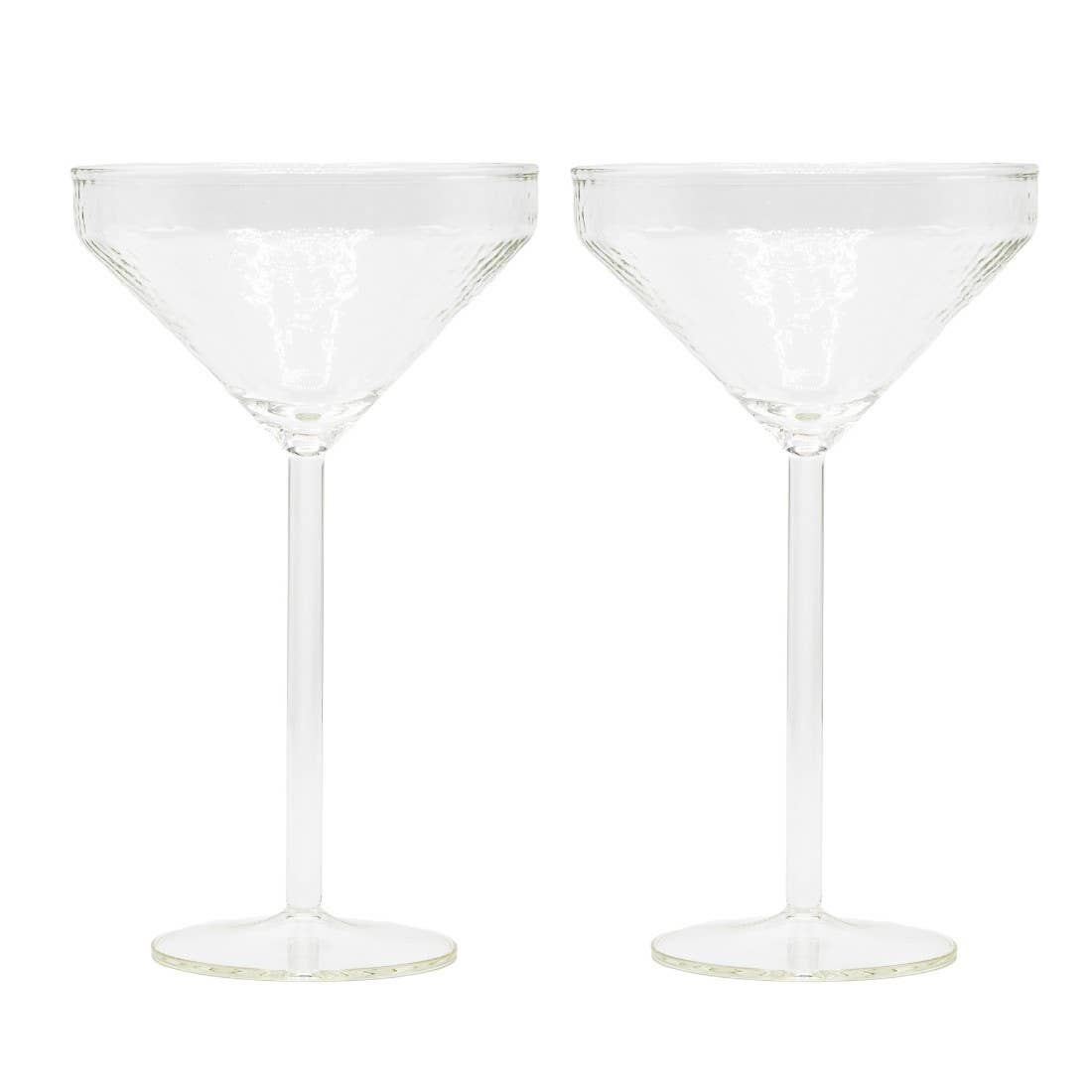 Clear Claude Martini Glass—Set of 2