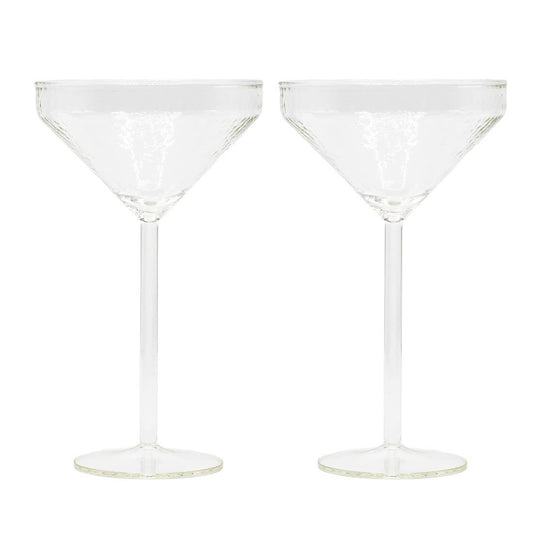 Clear Claude Martini Glass—Set of 2