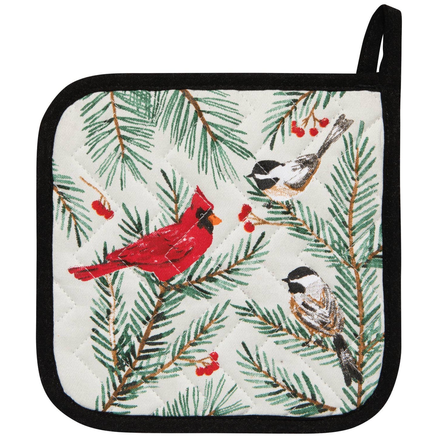 Birds & Boughs Christmas Potholder