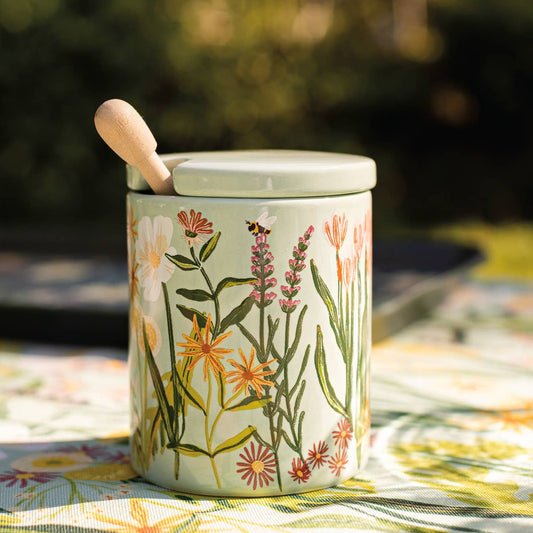 Bees & Blooms Honey Pot