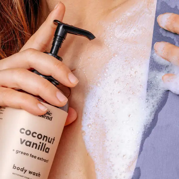 Coconut Vanilla Body Wash Vegan: 2oz