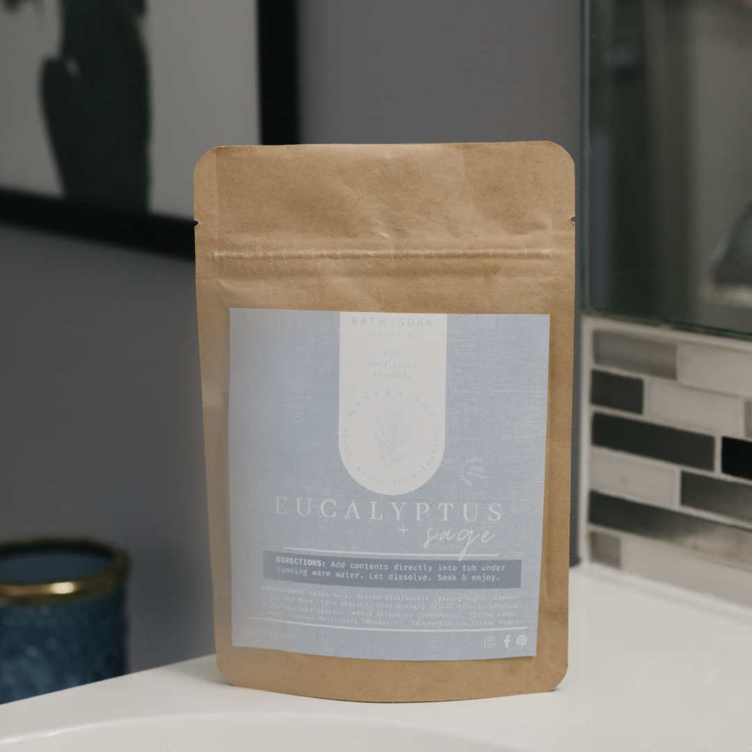 Eucalyptus Sage Bath Soak, 10oz