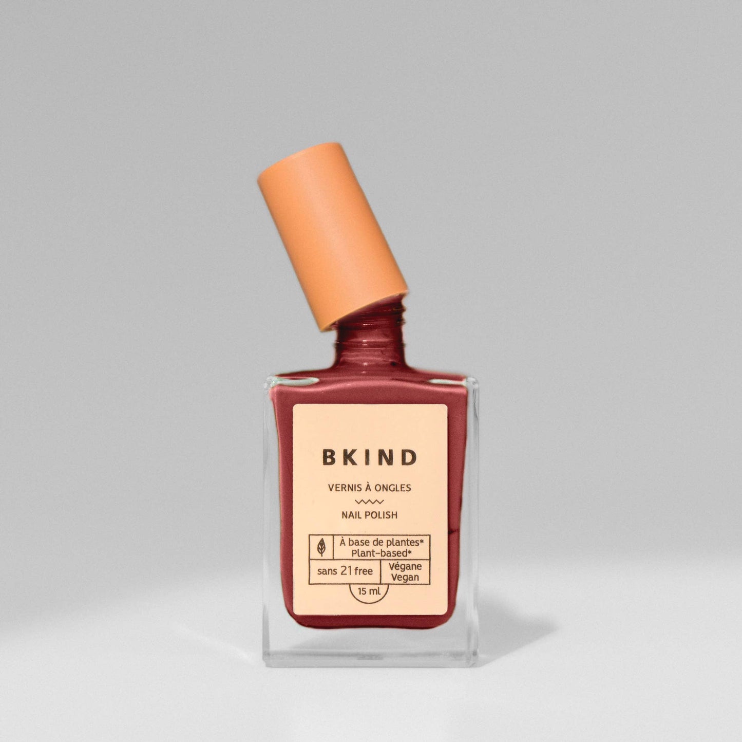 Burgundy Vegan & 21-free Nail Polish