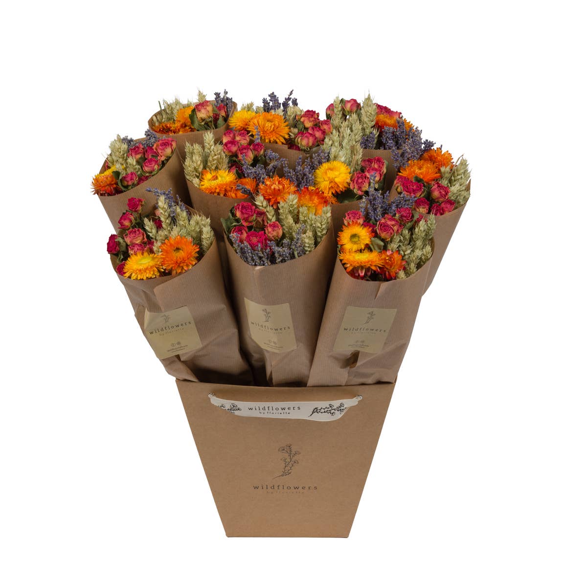 Sunset Harmony Dried Floral Market Bouquet