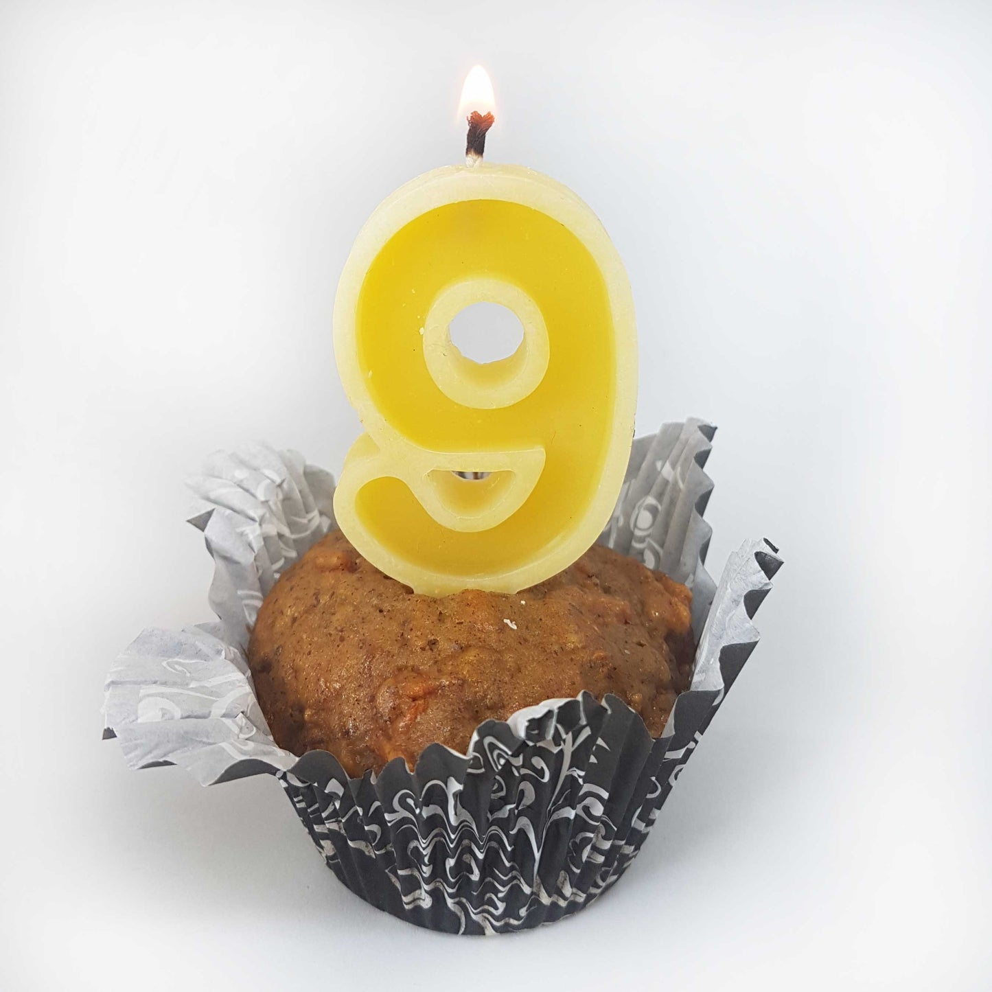 #9 Beeswax Birthday Candle