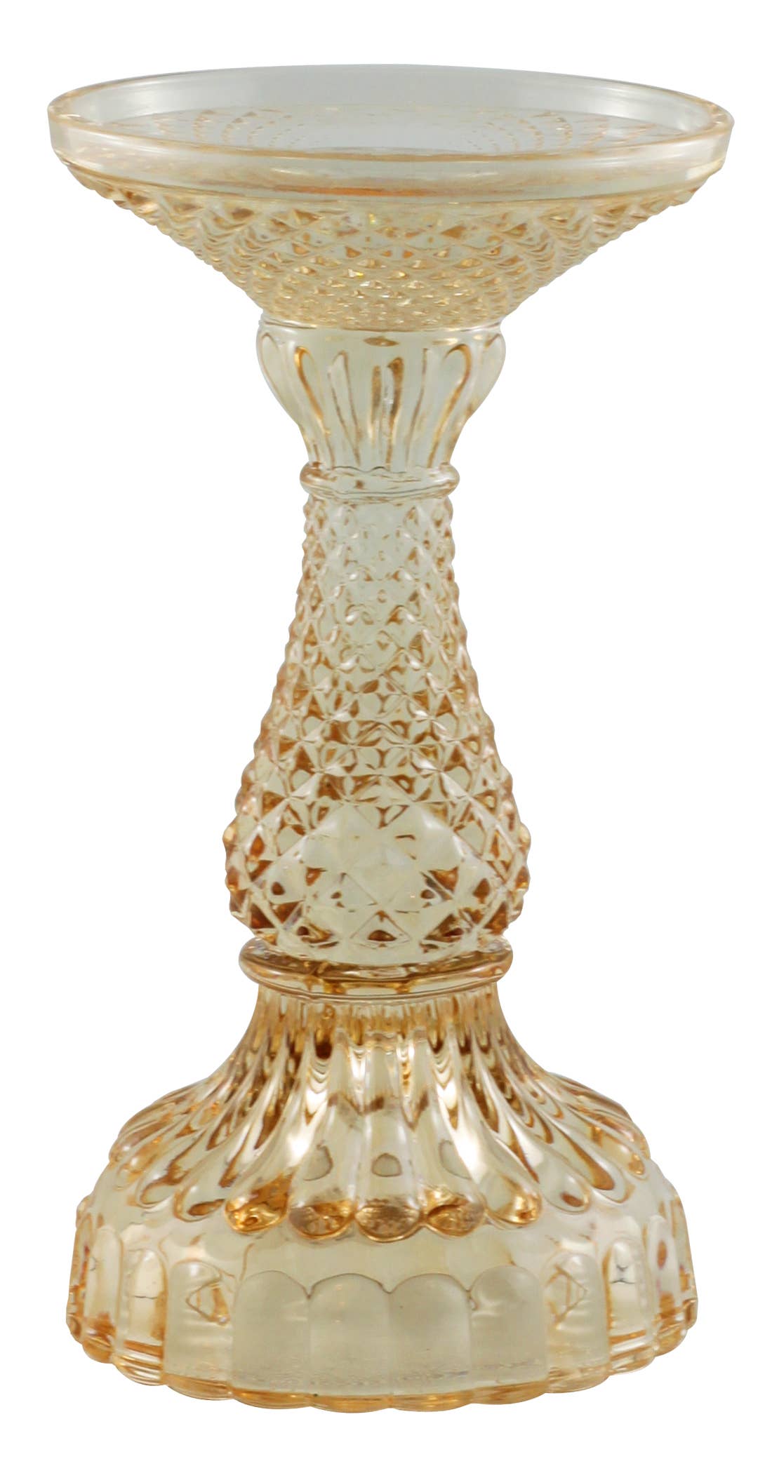 Bronze Pillar Candle Holders—6.5"High