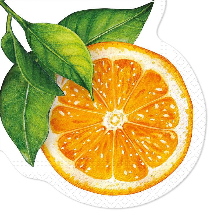 Orange Shaped Napkins