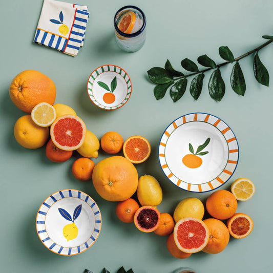 Citrus Burst Bowl 8 inch