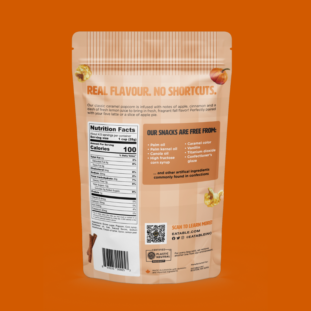 Pumpkin Pop Toddy Gourmet Caramel Popcorn