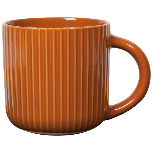 Fluted Stoneware Mug, 22 oz